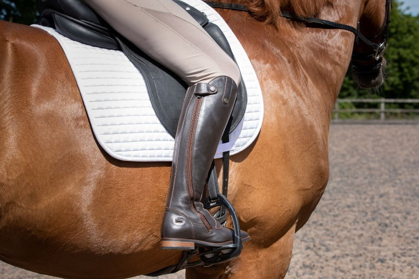 Long Riding Field Boots in Brown