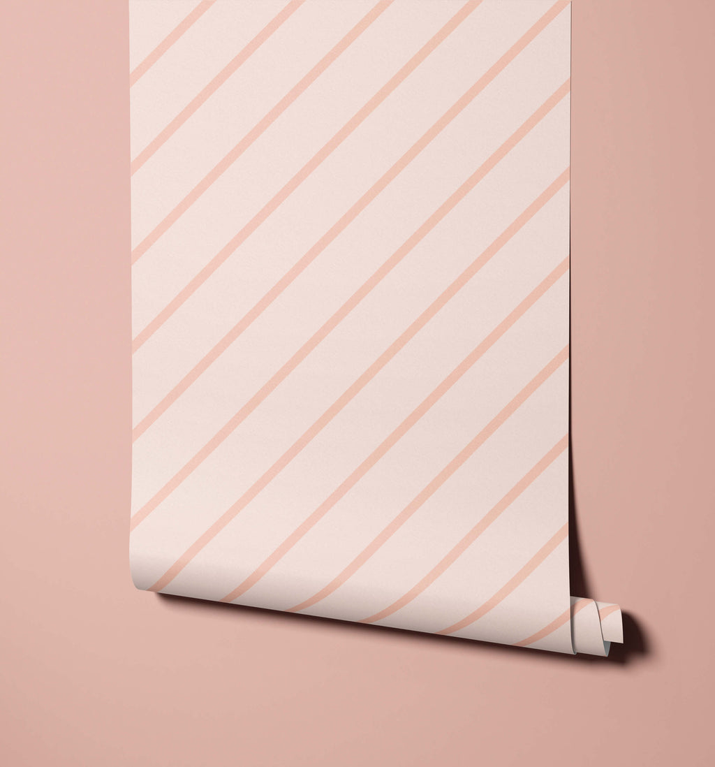 Granita Diagonal Pinstripe Wallpaper