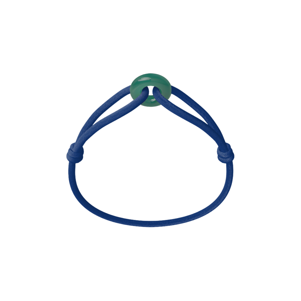 Green Soho Cord Bracelet