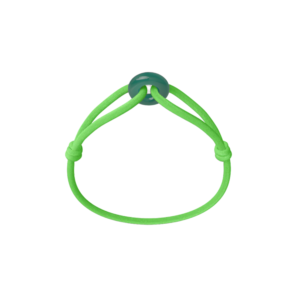 Green Soho Cord Bracelet