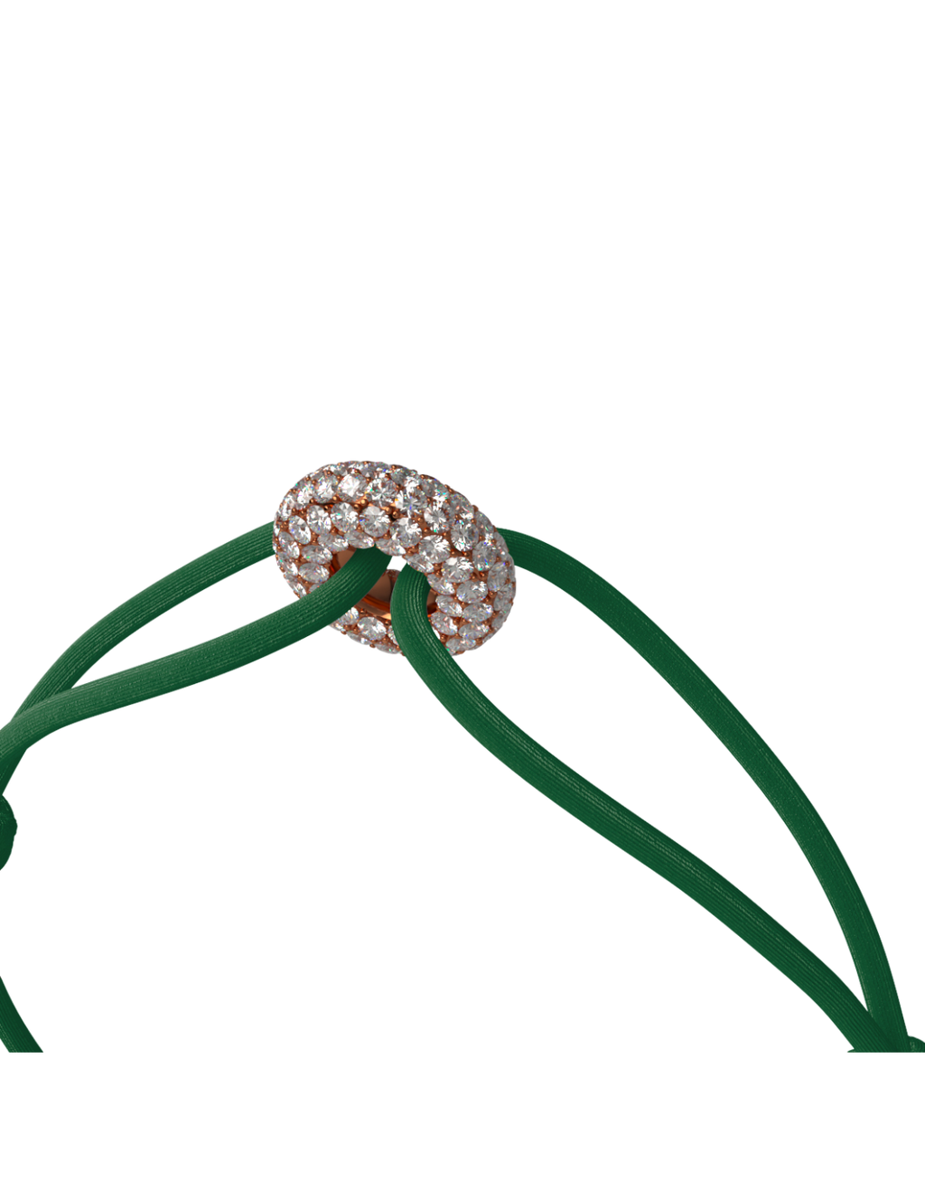 Mini Rose Soho Pave Cord Bracelet