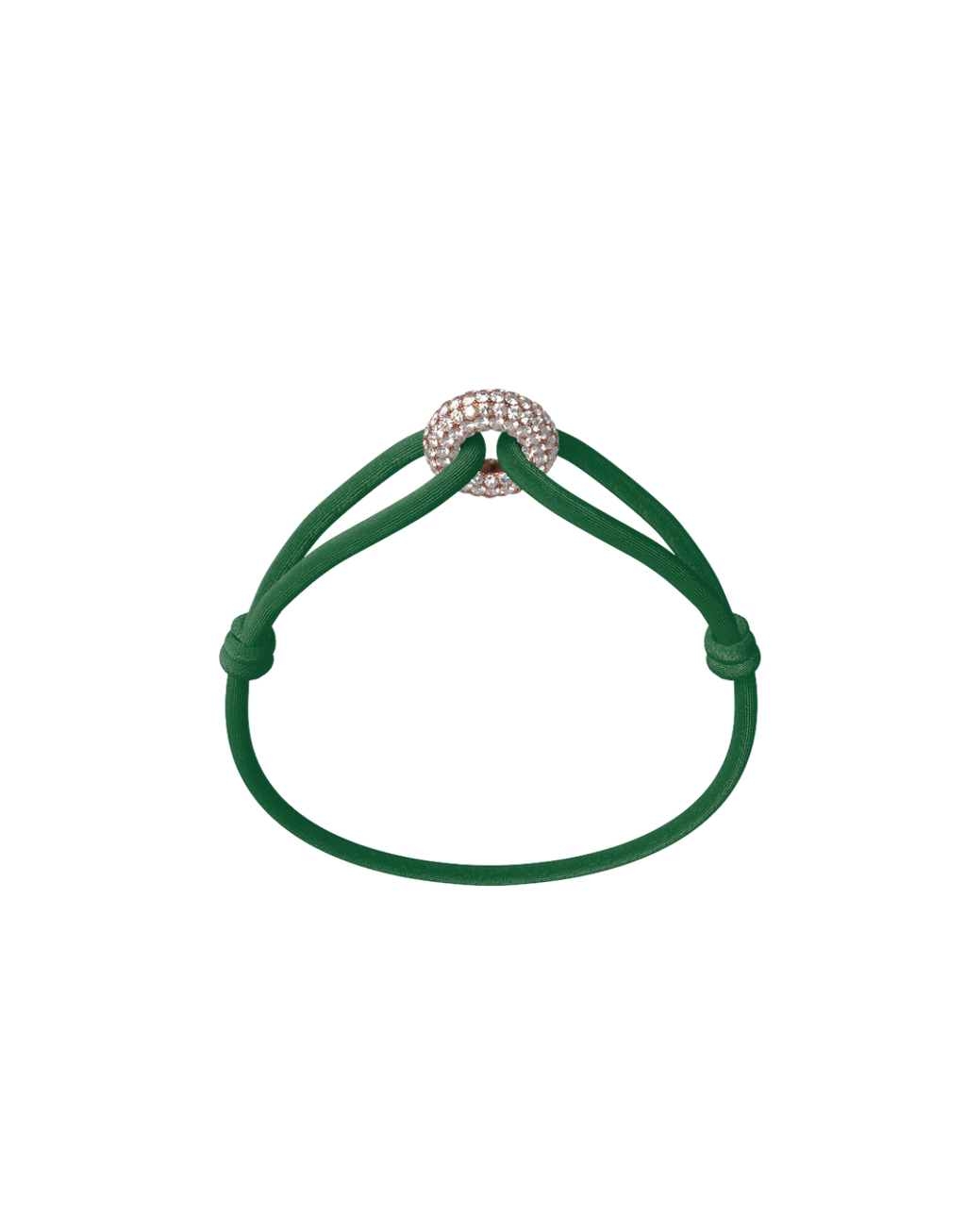 Rose Soho Pave Cord Bracelet