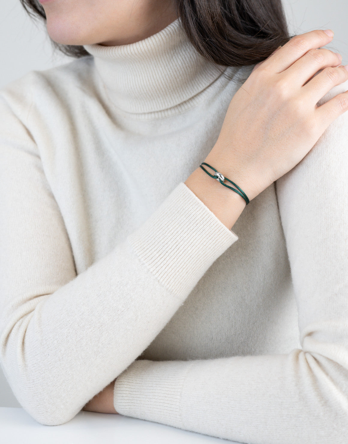 Mini Silver Soho Cord Bracelet