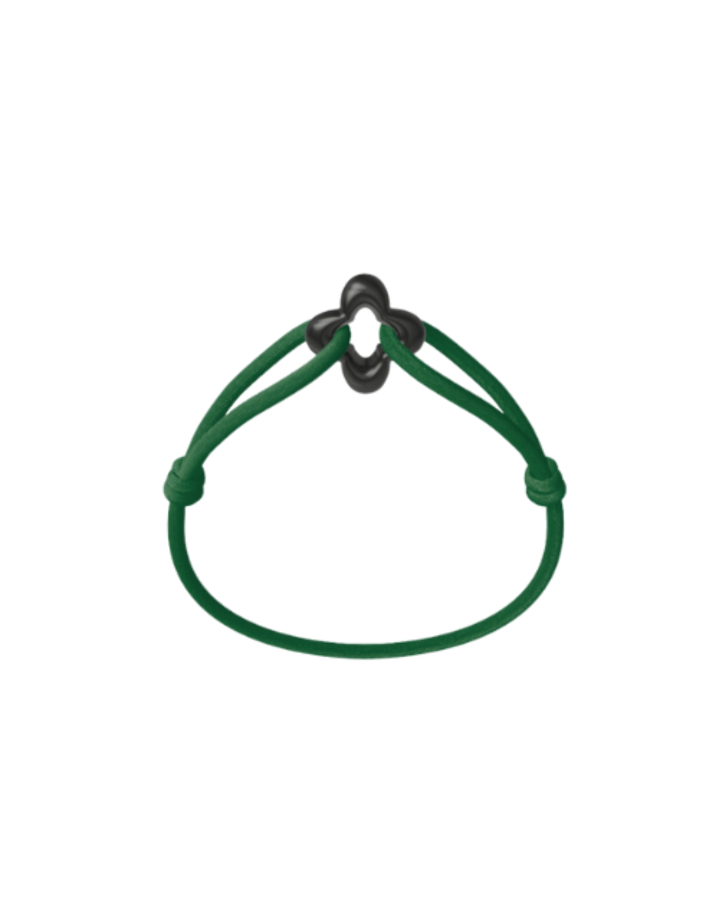 Black Clover Onyx Cord Bracelet