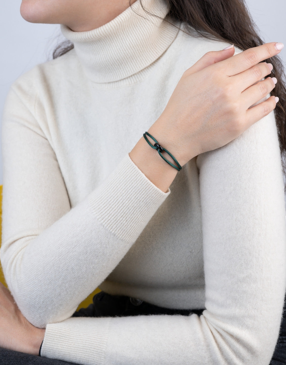 Black Onyx Cord Bracelet