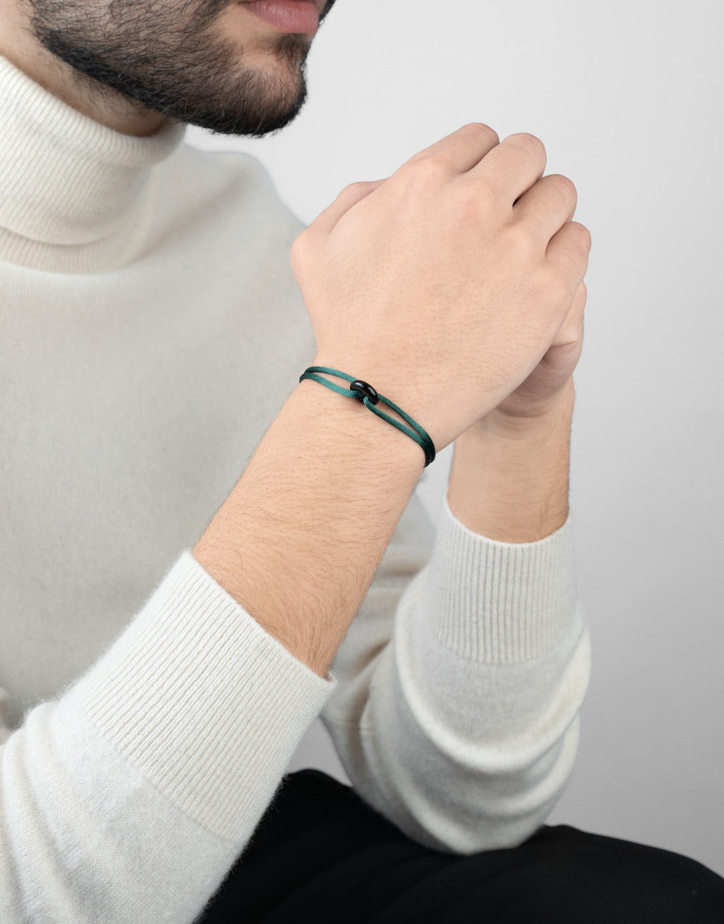 Black Onyx Cord Bracelet