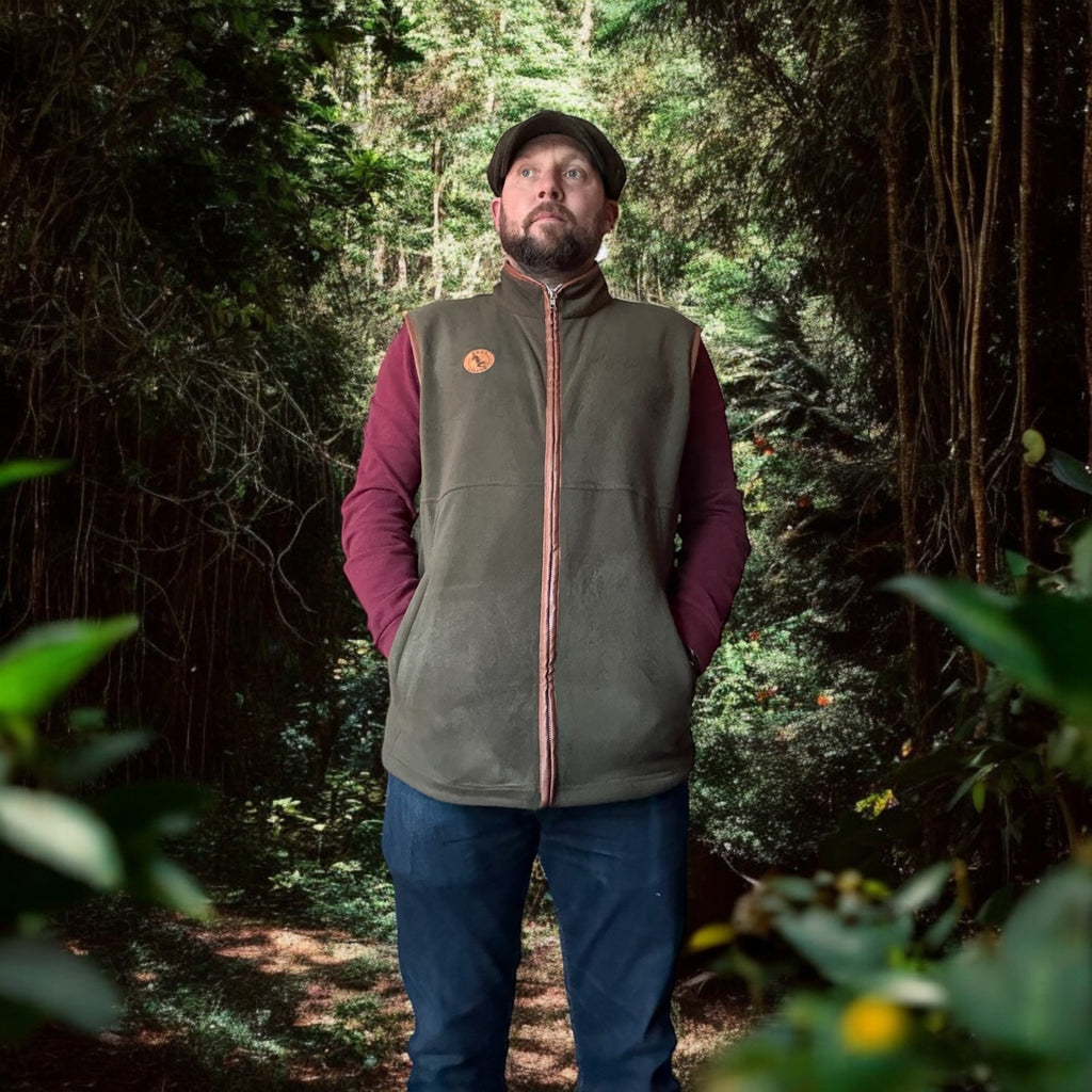 Olive Green Hunters Gilet