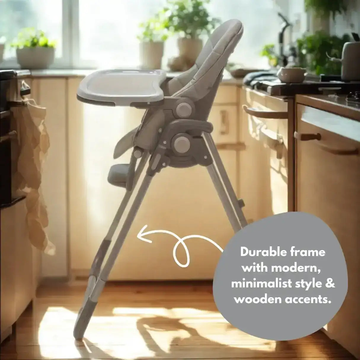 Flare Baby and Toddler Highchair in Grey