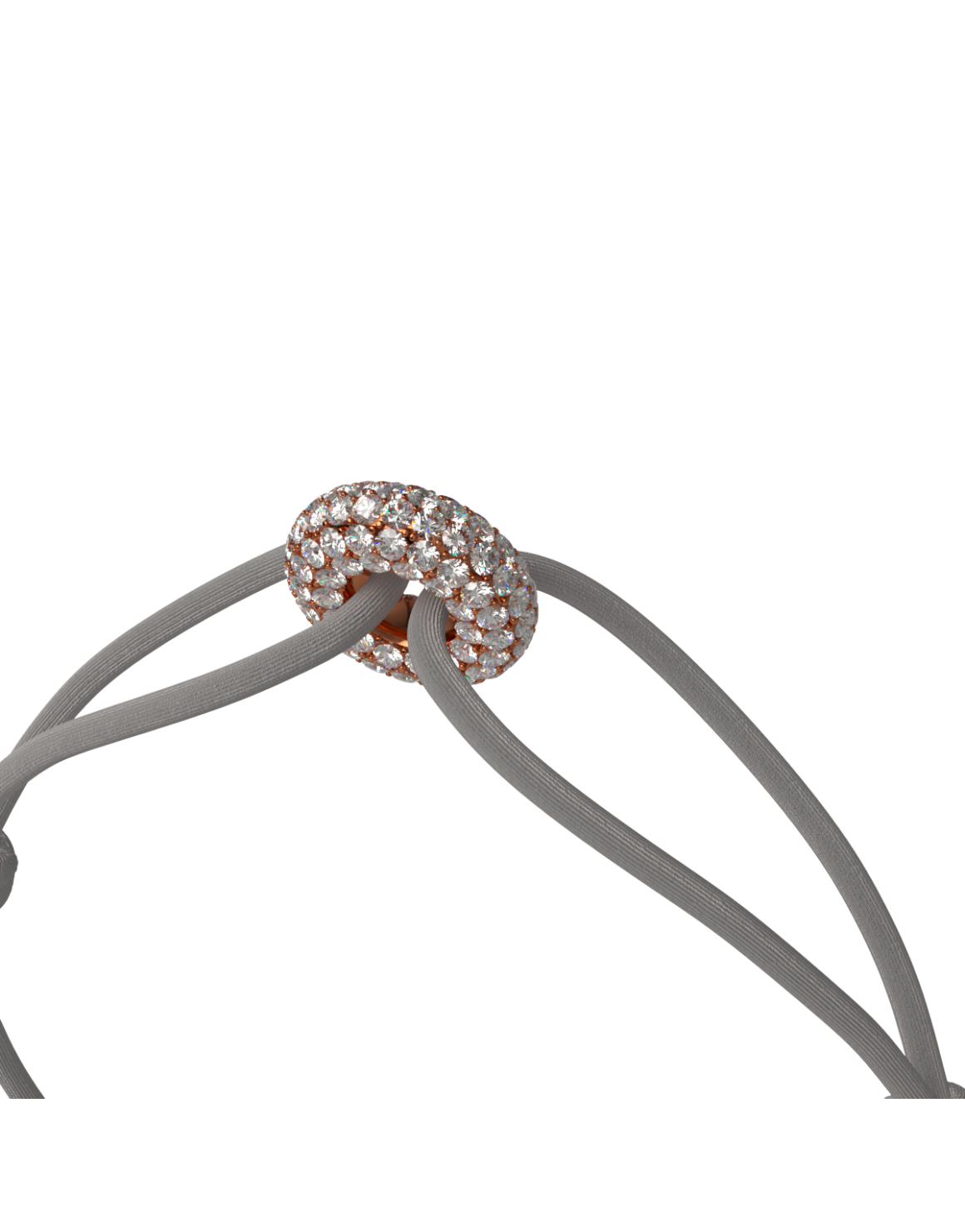 Mini Rose Soho Pave Cord Bracelet