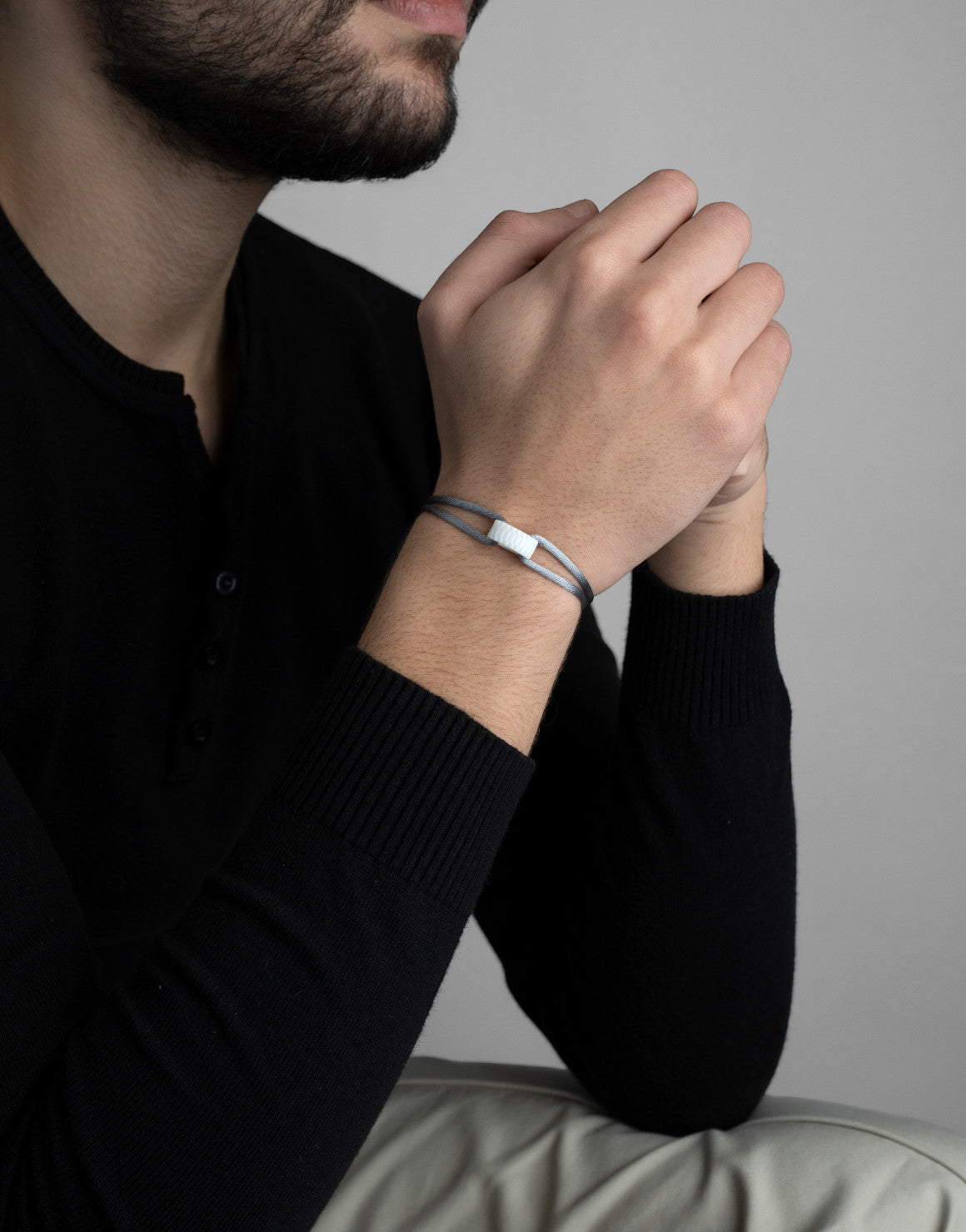 Cord Bracelet in Snow