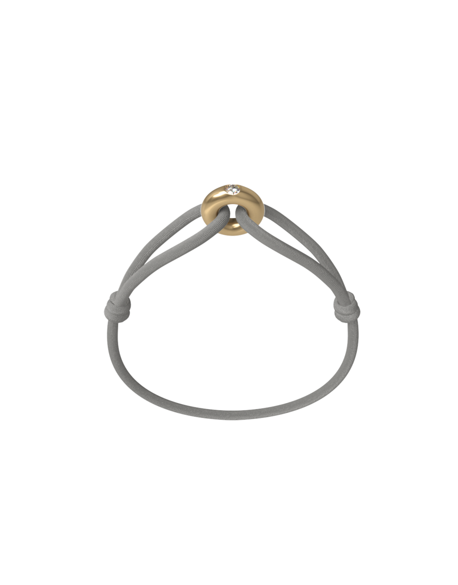 Golden Diamond Cord Bracelet