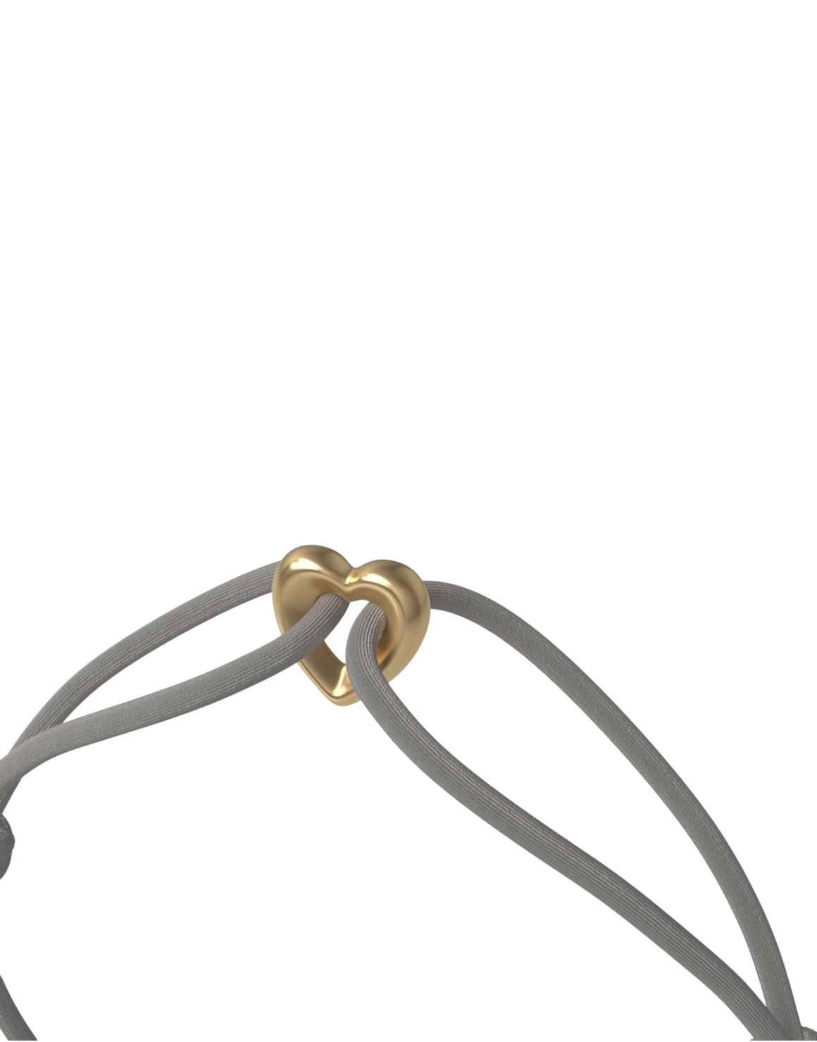 Golden Heart Cord Bracelet