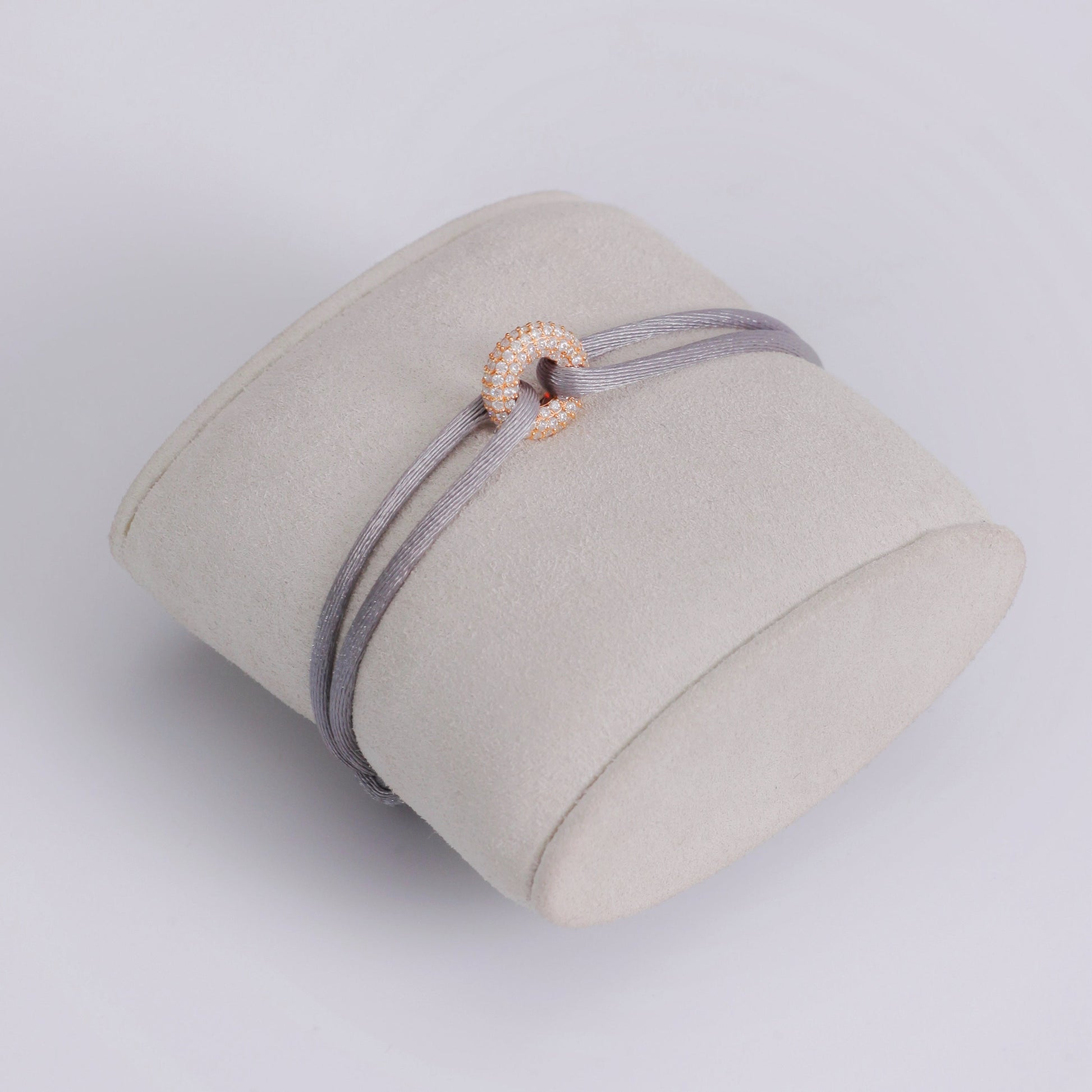 Rose Soho Pave Cord Bracelet