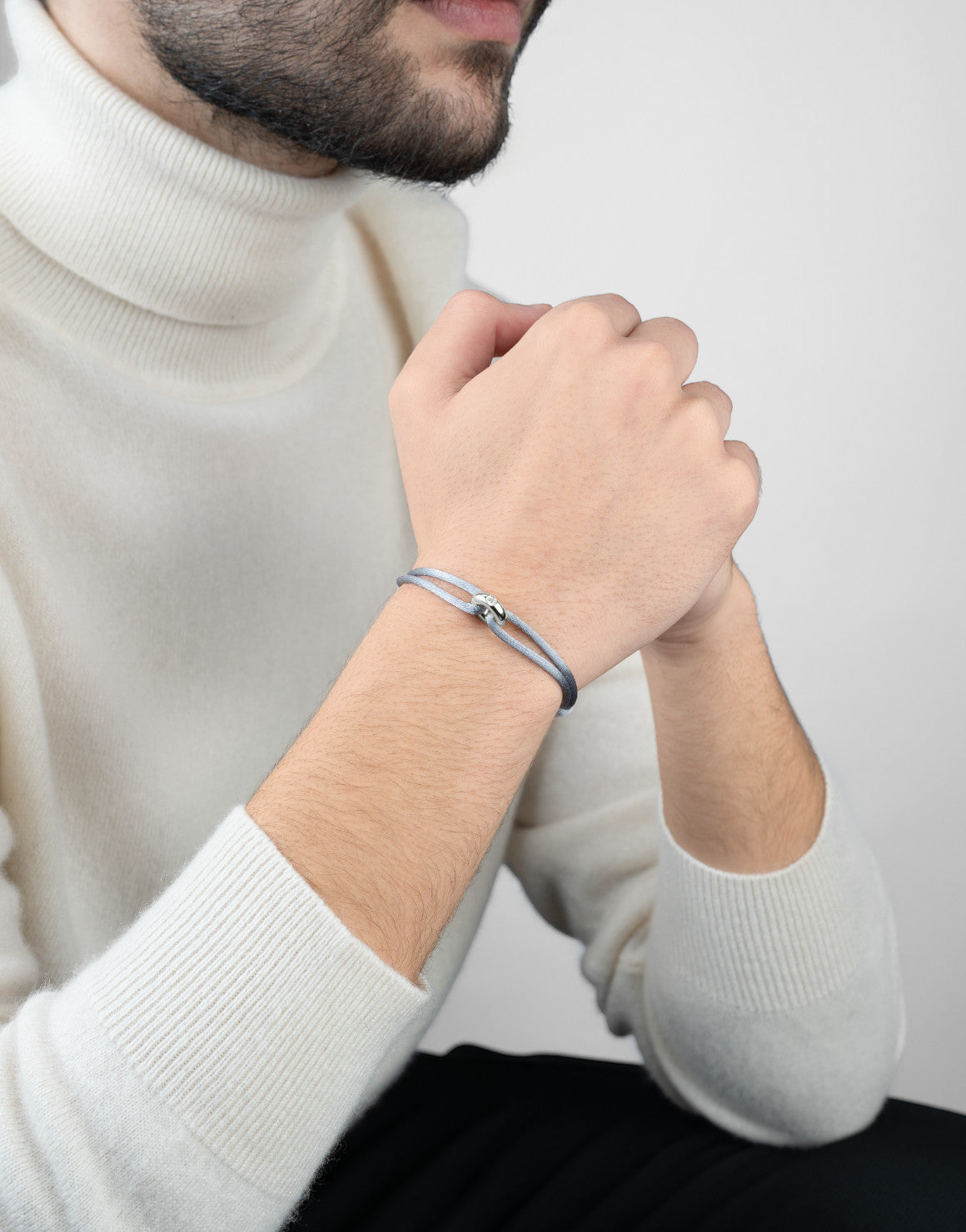 Silver Soho Diamond Cord Bracelet