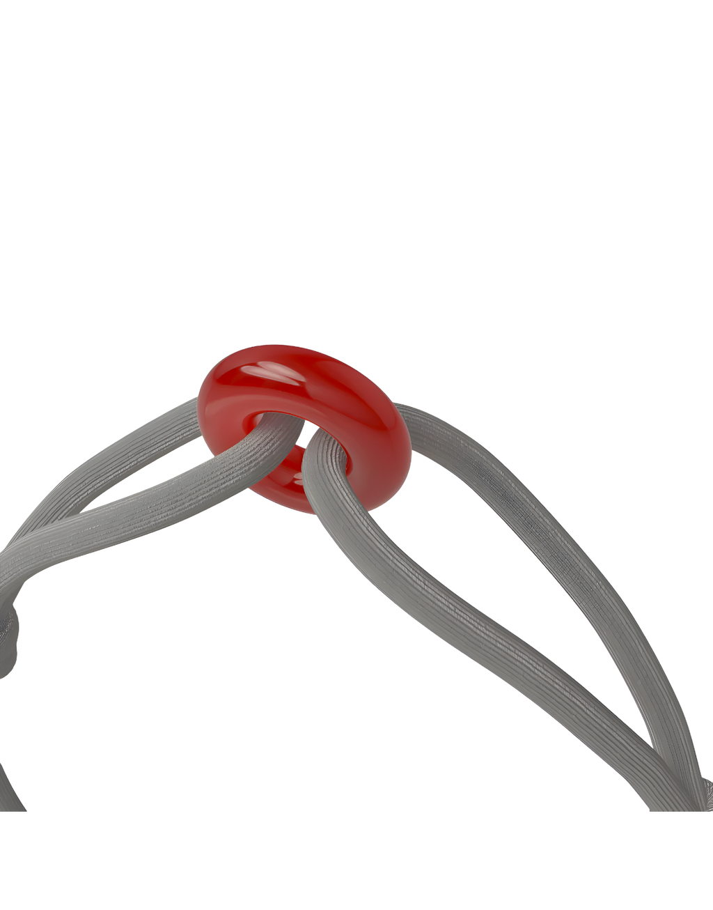 Red Soho Cord Bracelet with Carnelian