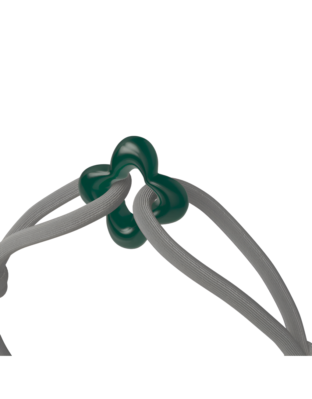 Green Clover Cord Bracelet