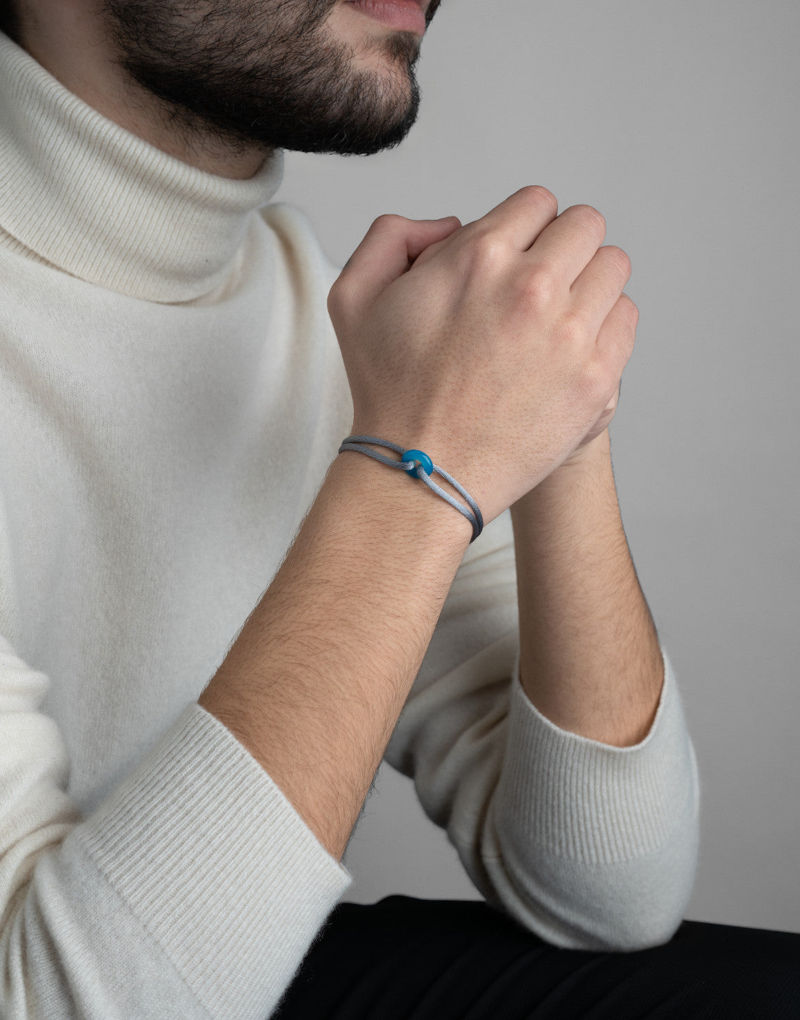 Blue Soho Cord Bracelet