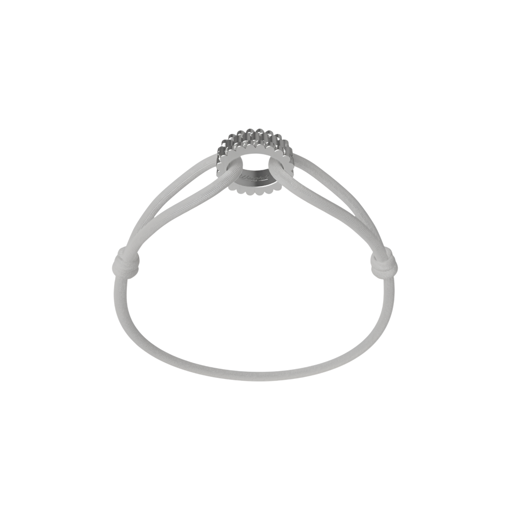 Regent Cord Bracelet in Sterling Silver