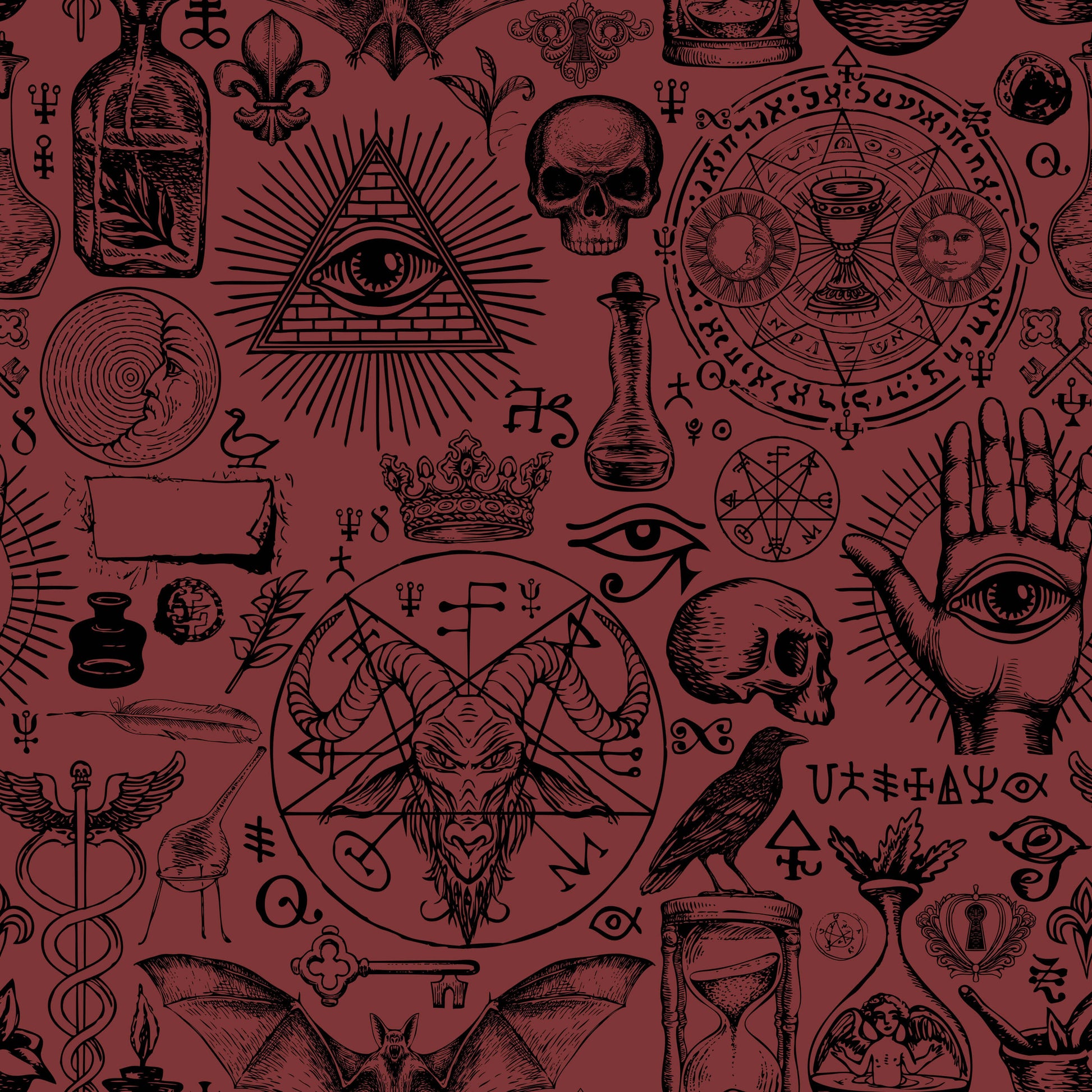 Diablo Gothic Occult Wallpaper