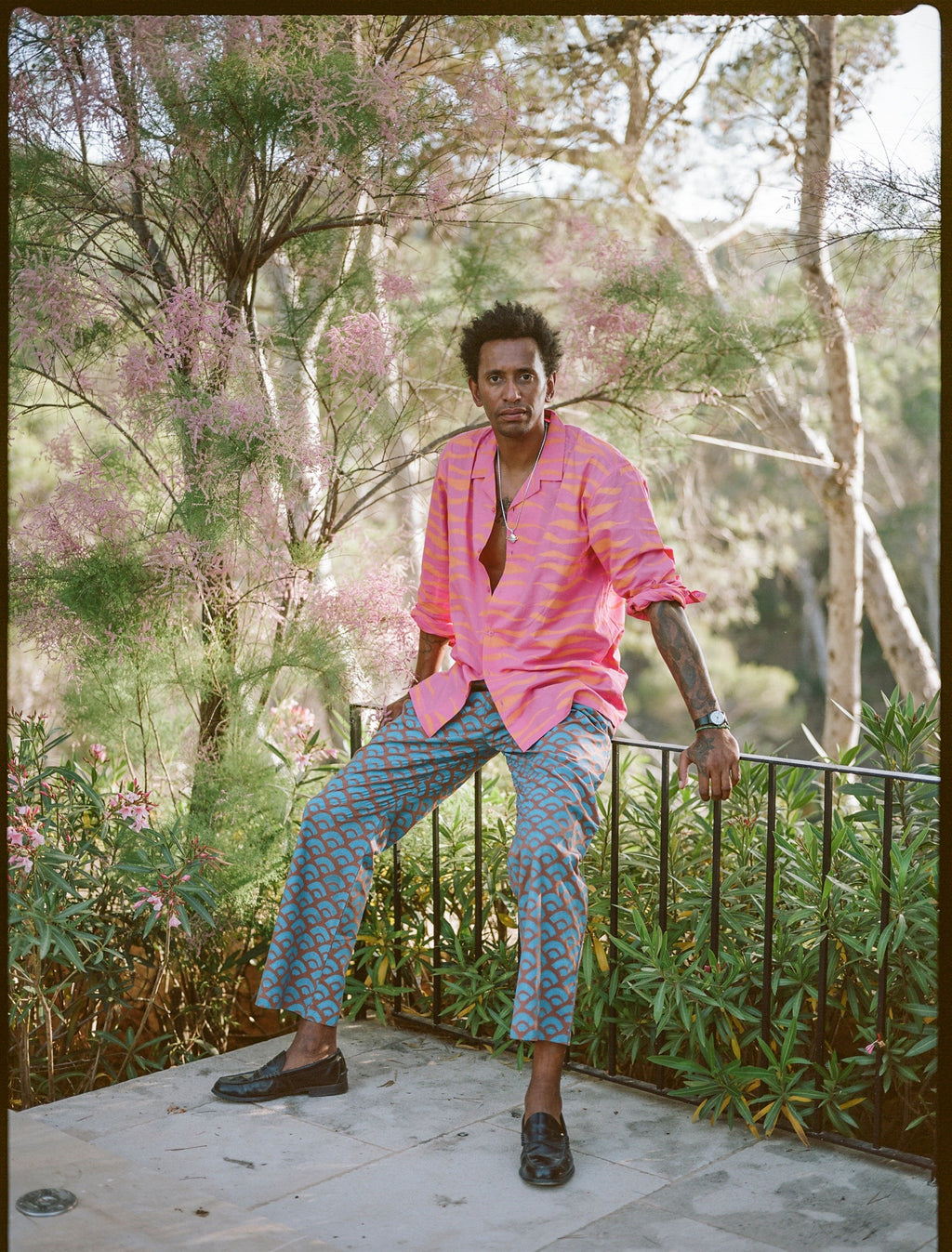 Organic Pink Can Cooler