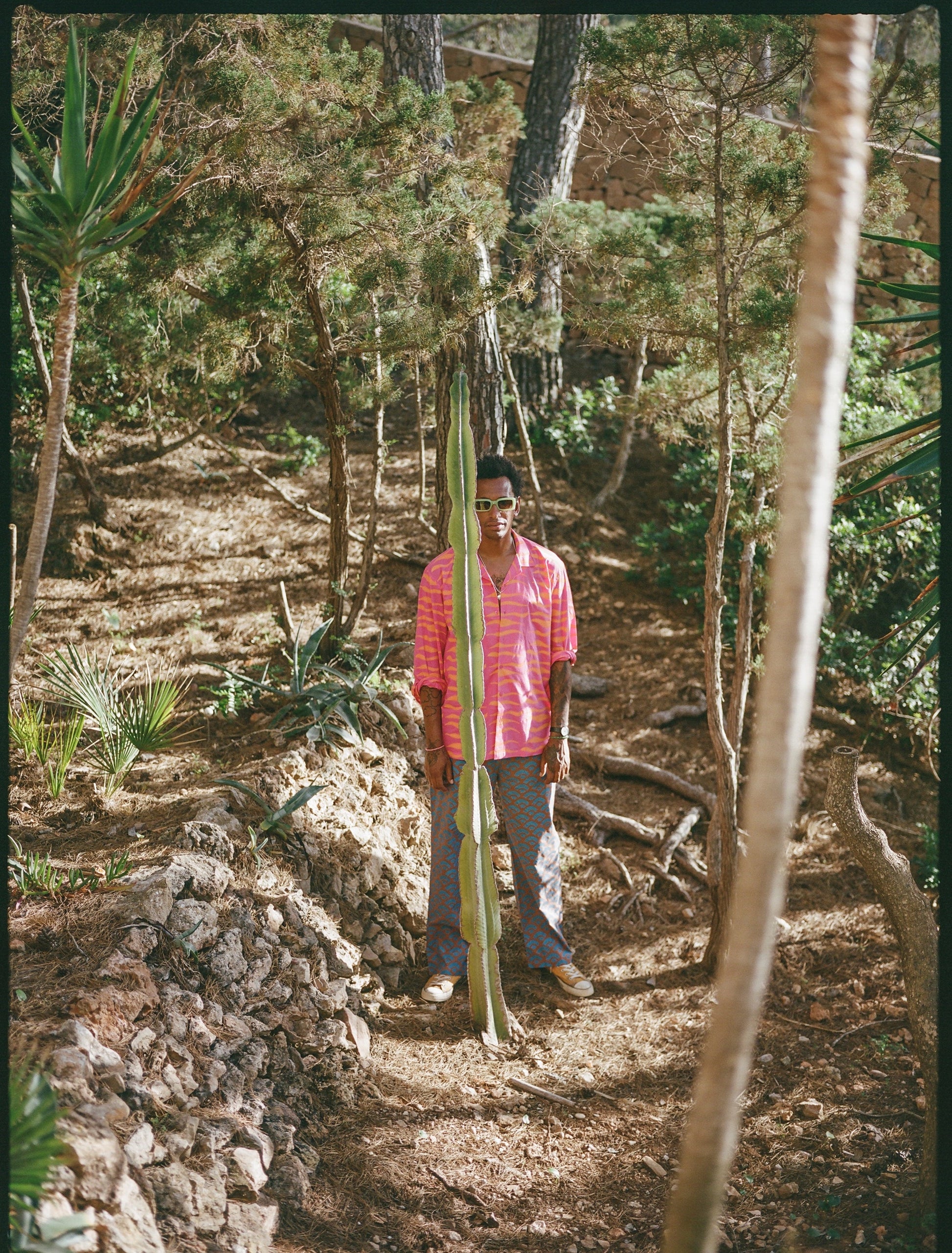 Organic Pink Can Cooler