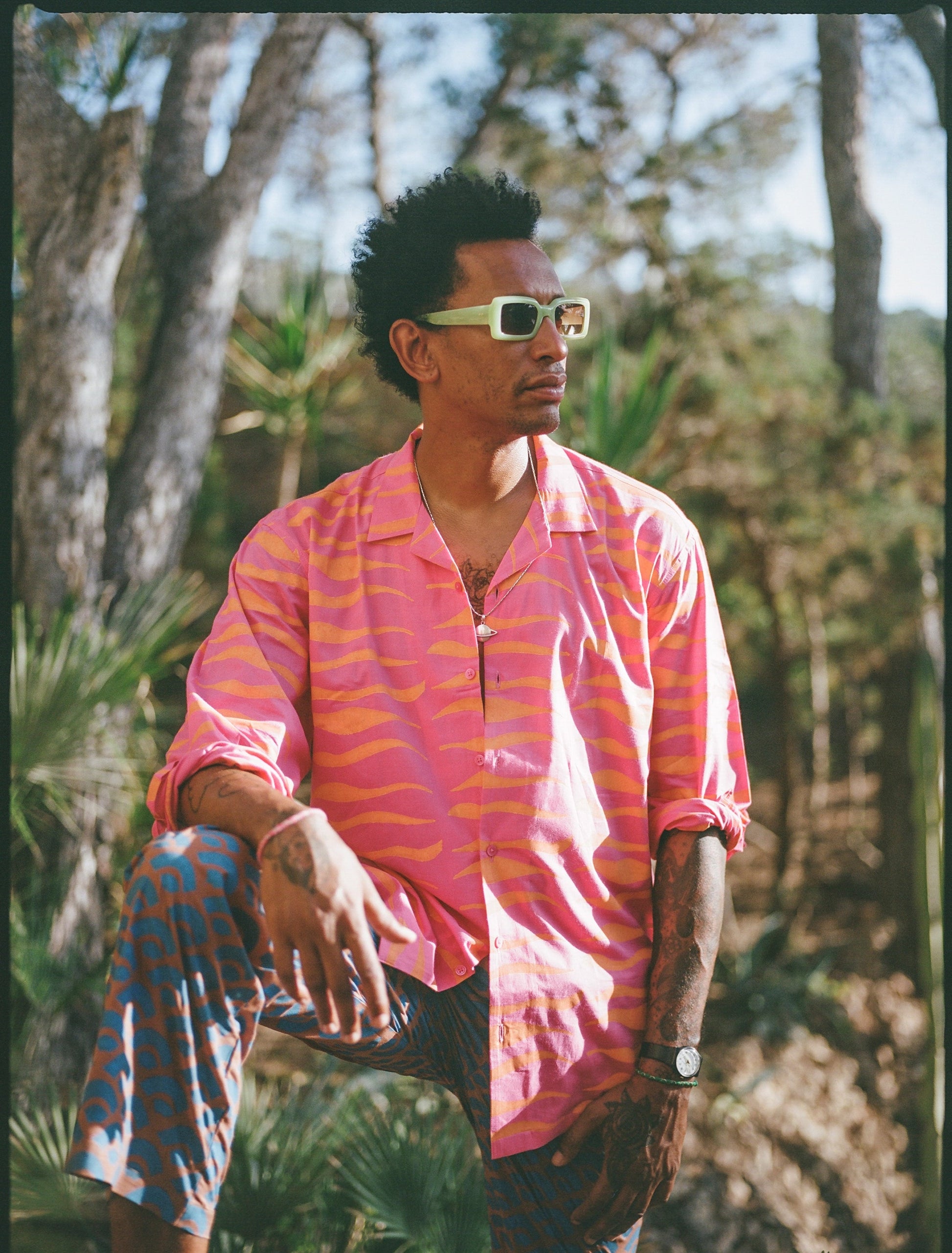 Organic Pink Can Cooler