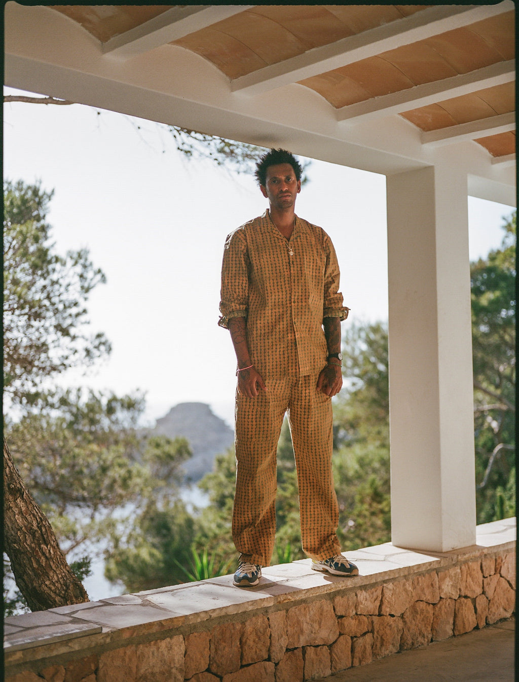 Unisex Zen Brown Organic Cotton Pyjama Set