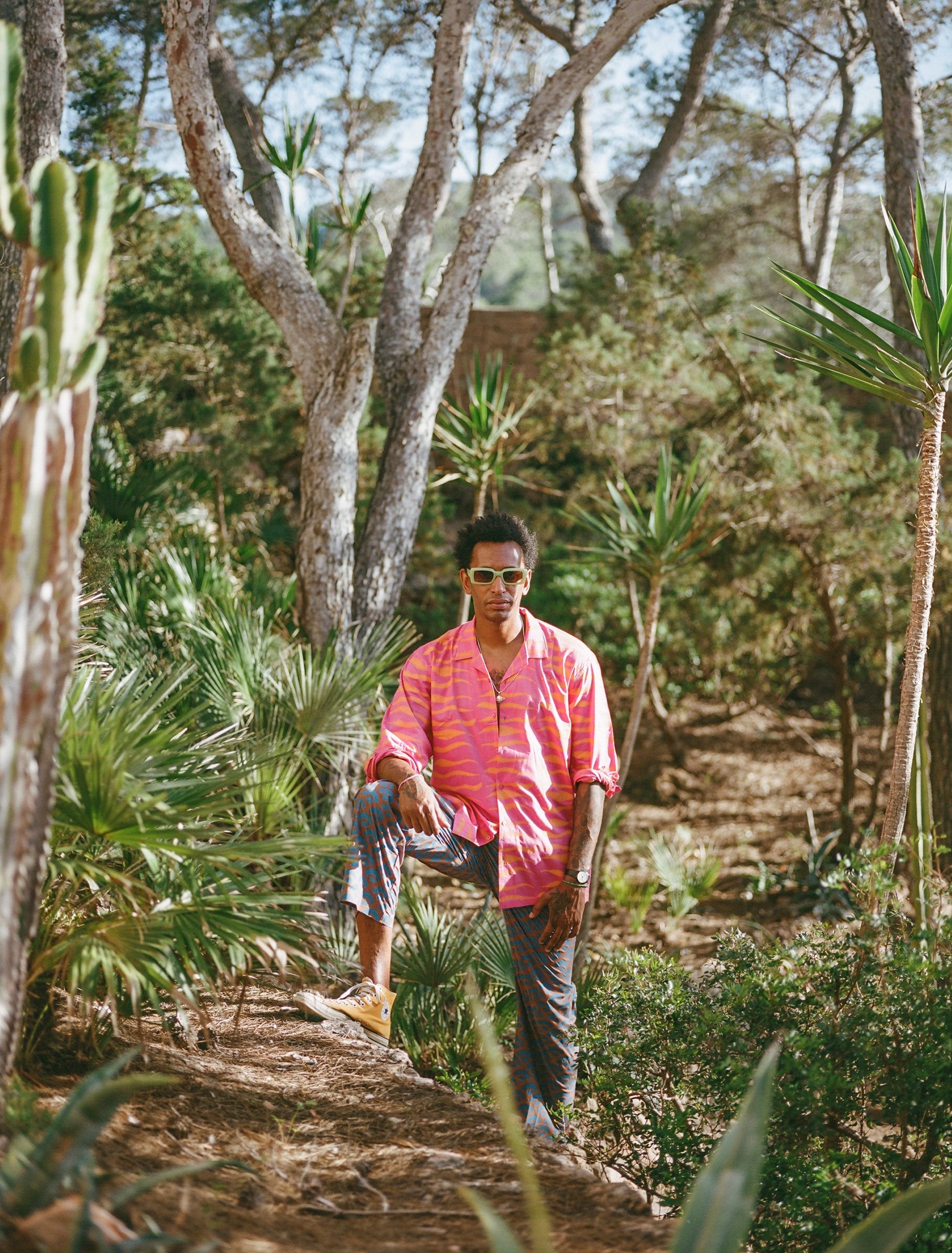 Organic Pink Can Cooler