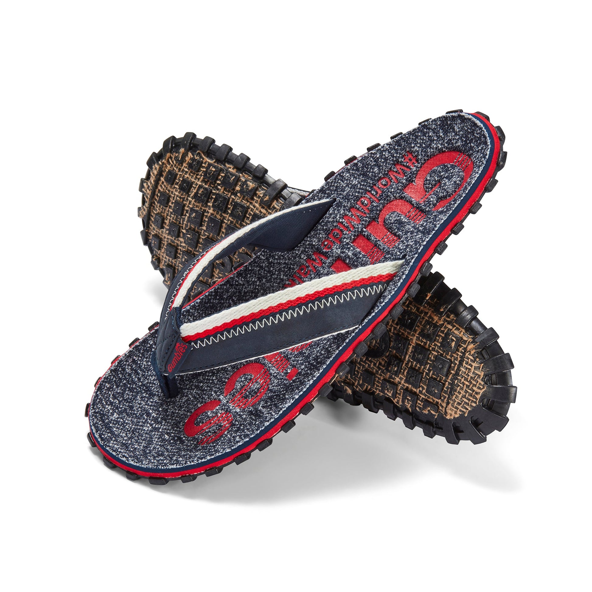 Cairns Red Flip Flops for Men