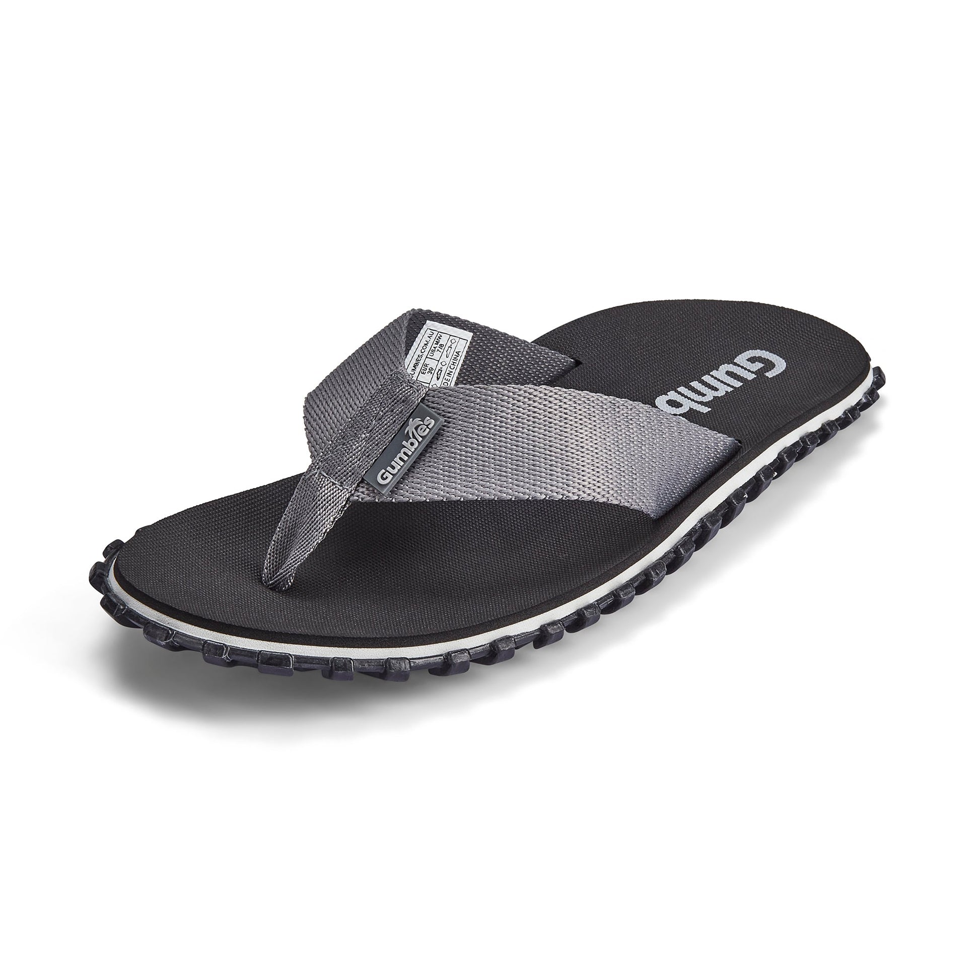Waterproof Flip Flops for Women in Black and Grey