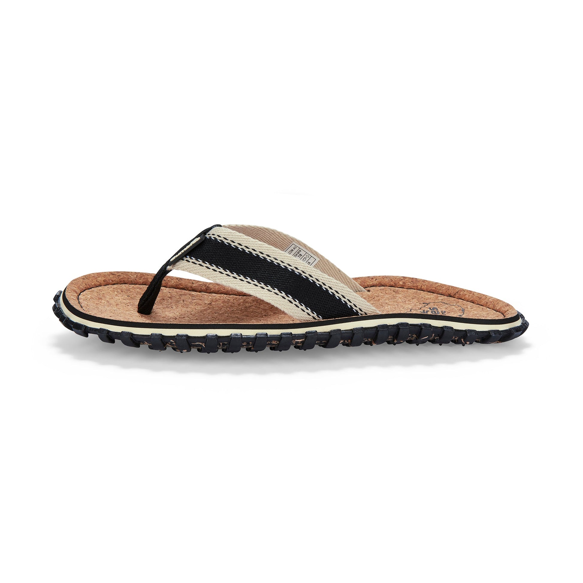 Corker Flip Flops Men's Black