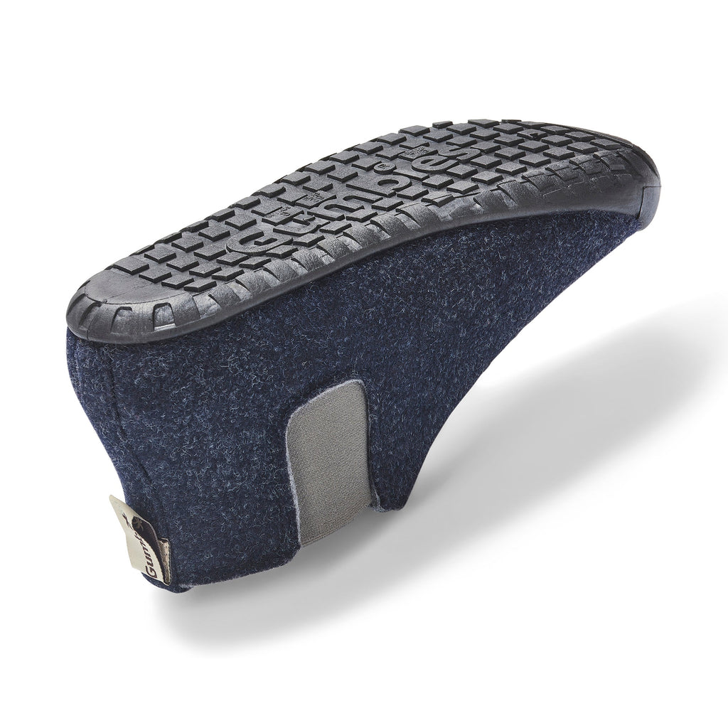 Men's Slipper Boot in Navy and Grey
