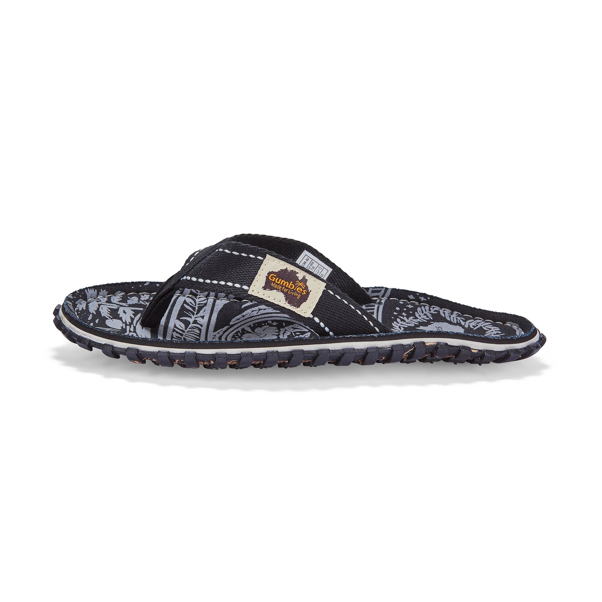Islander Flip Flops Men's Midnight Black