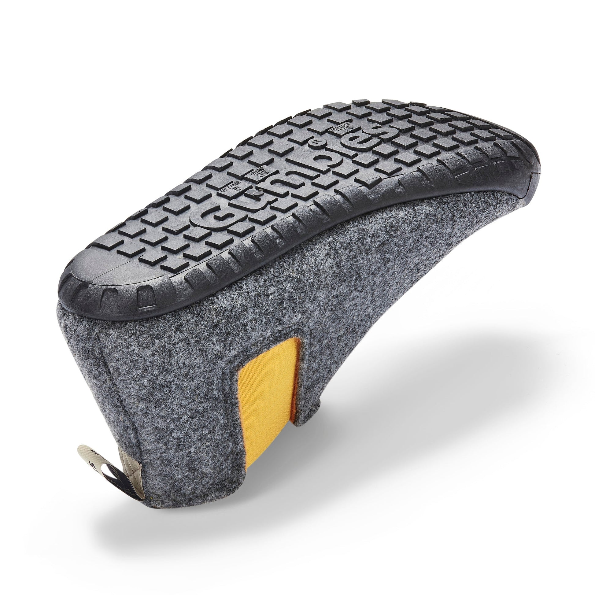 Slipper Boot in Grey and Curry