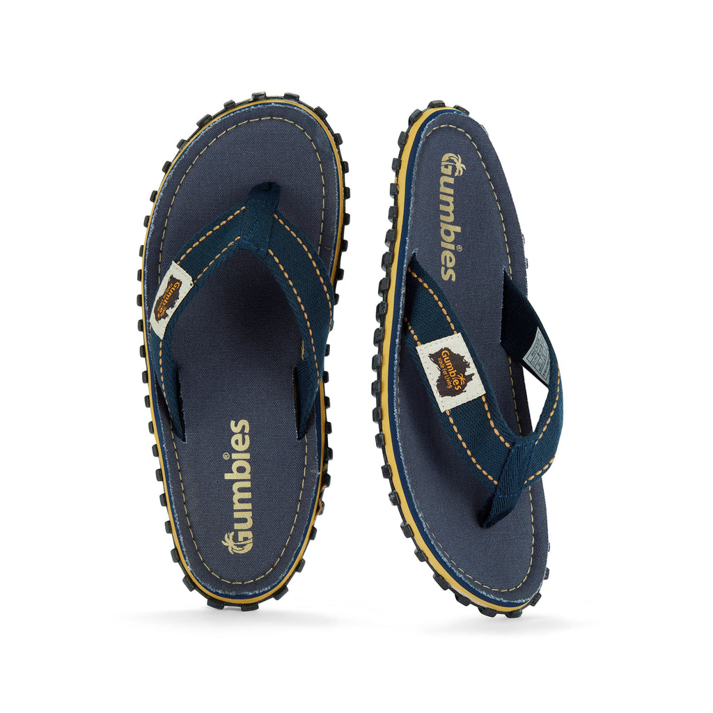 Classic Navy Flip Flops for Men