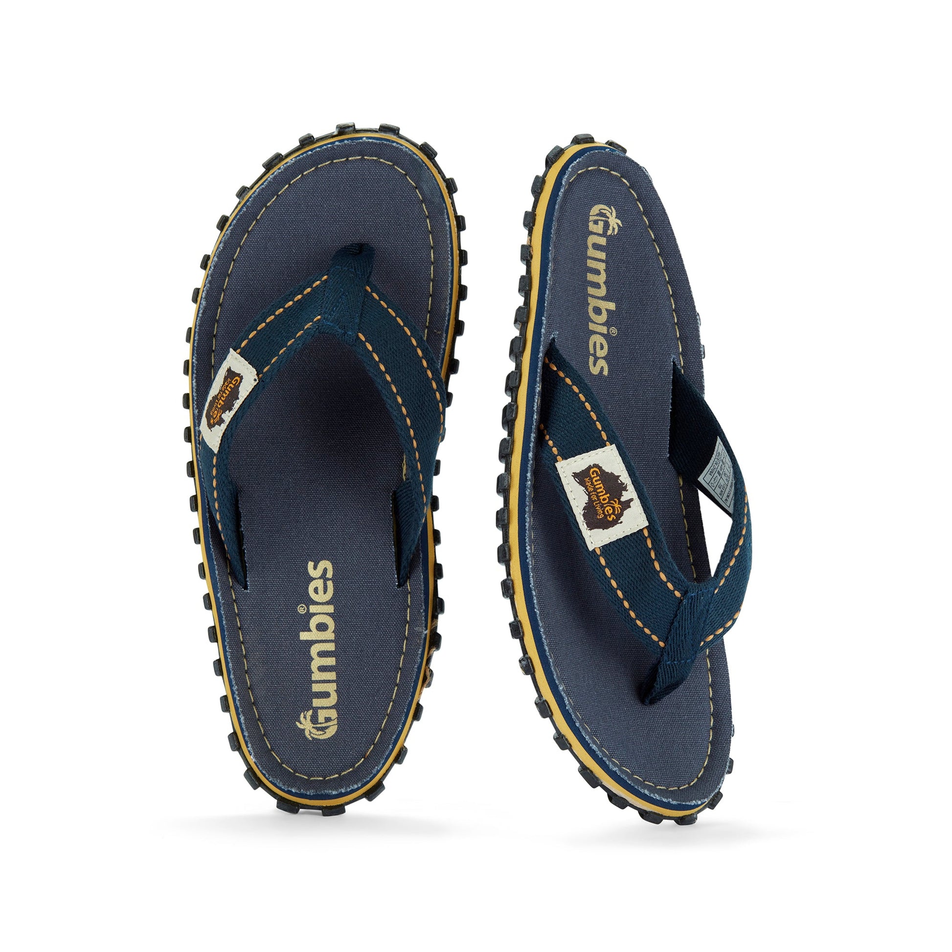 Classic Navy Flip Flops for Men
