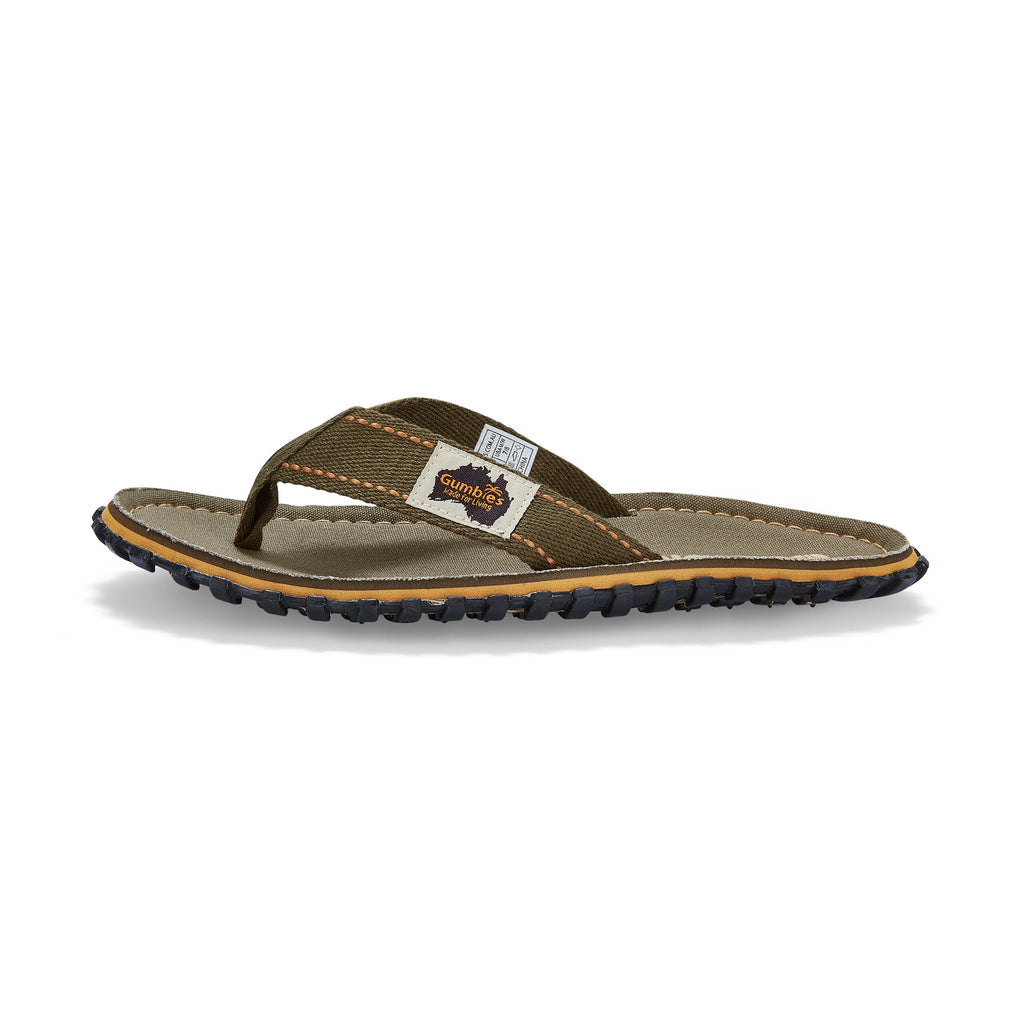 Classic Khaki Flip Flops for Men