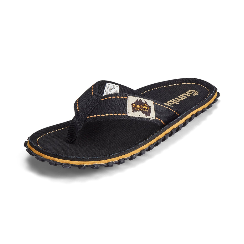 Classic Black Flip Flops for Men