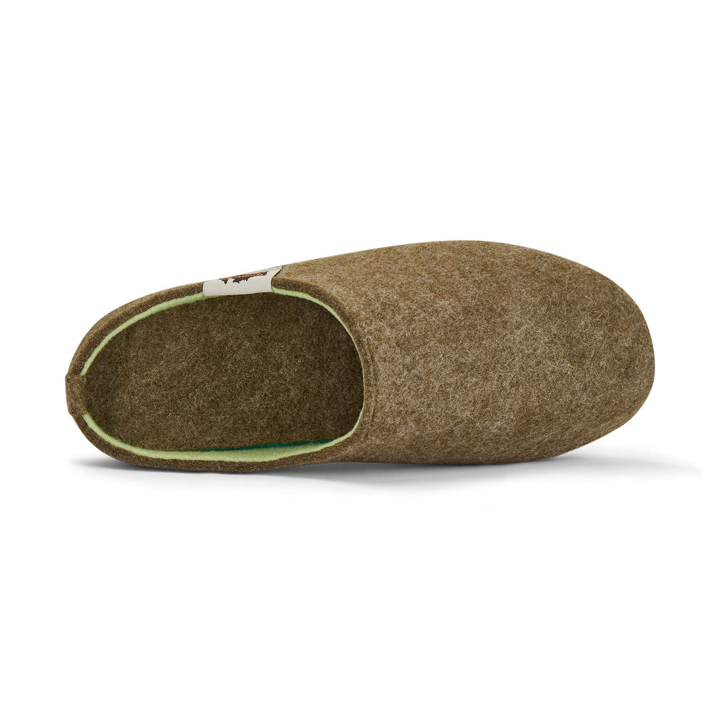 Outback Women's Slipper in Moss and Pistachio