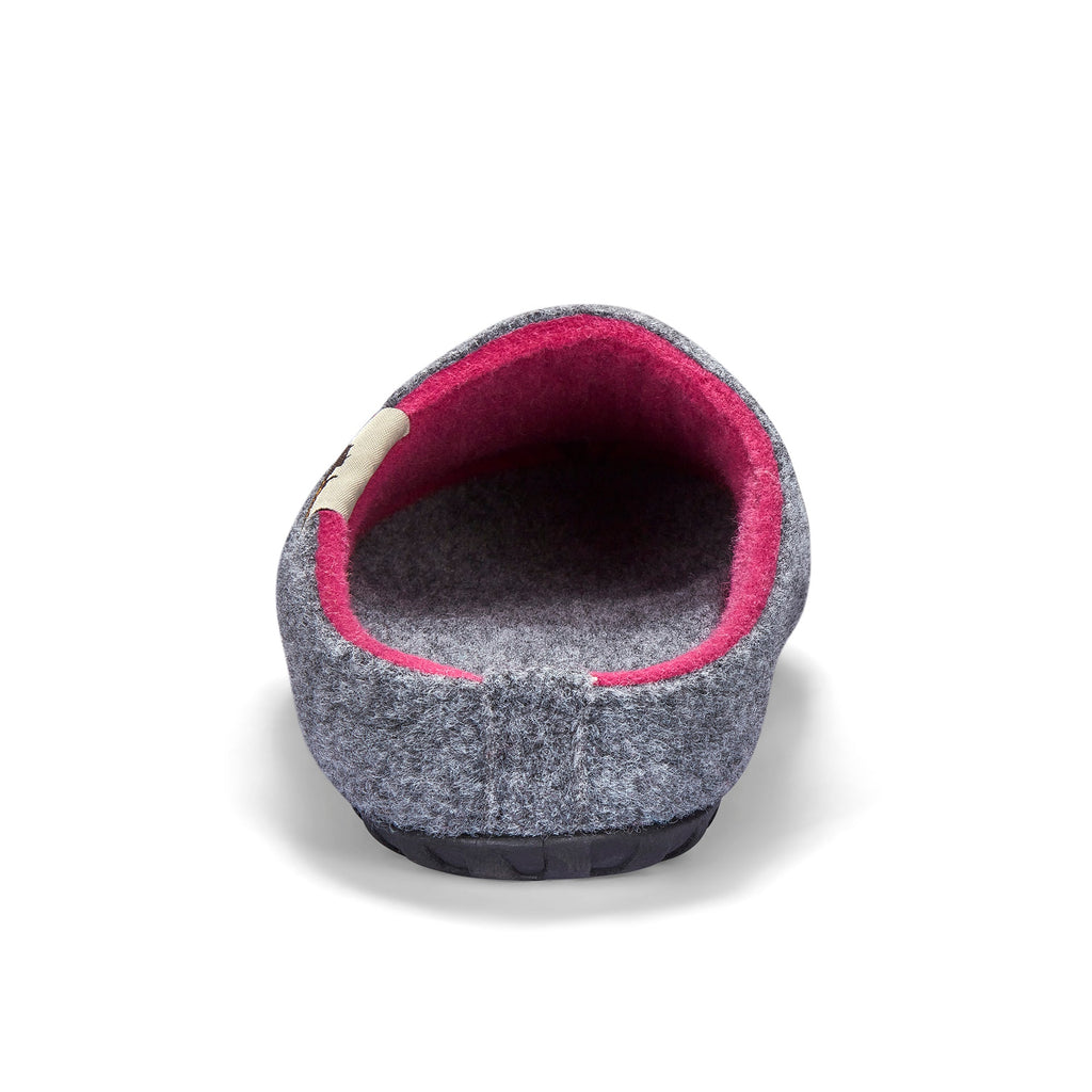 Outback Women's Slipper in Grey and Pink