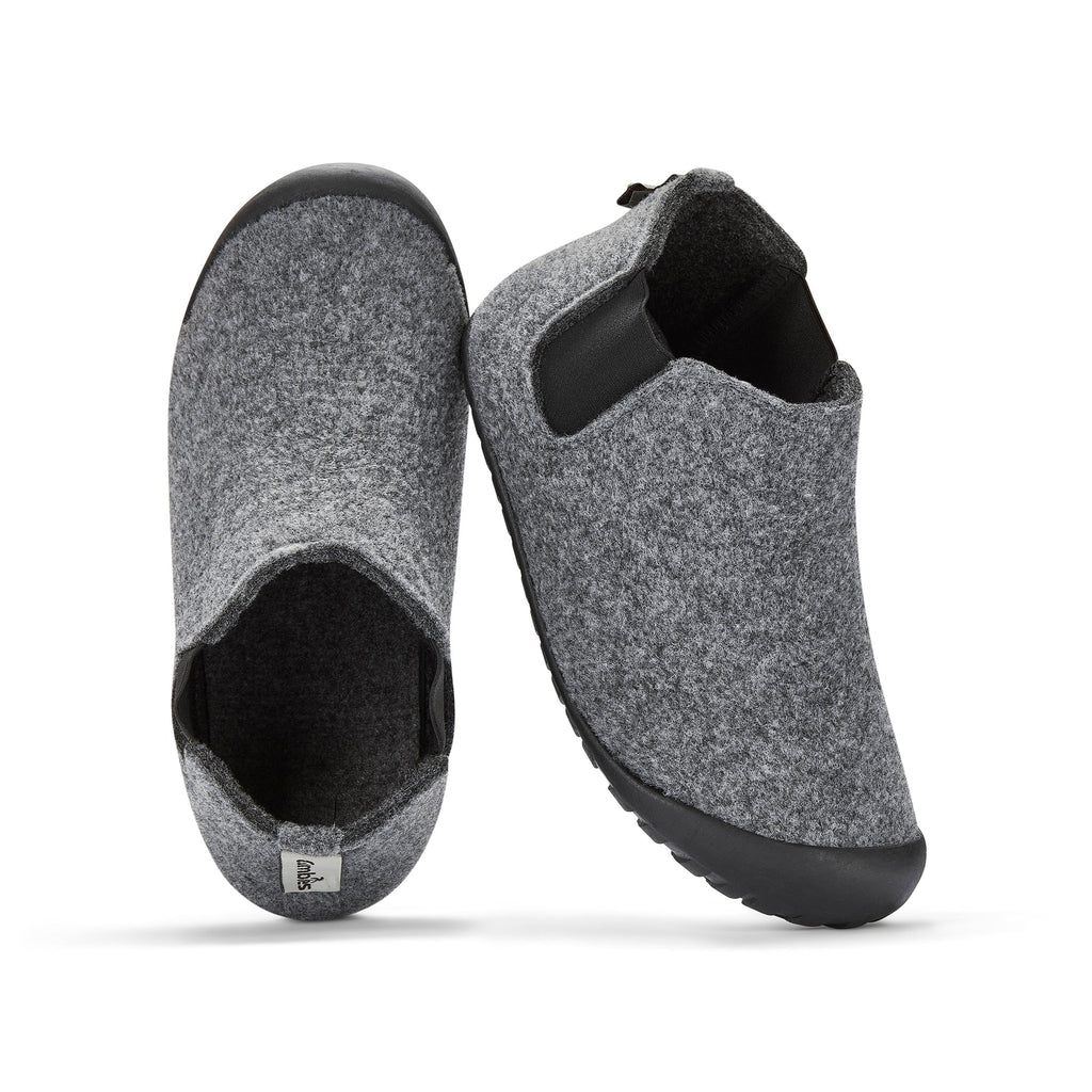 Brumby Men's Slipper Boot in Grey and Charcoal