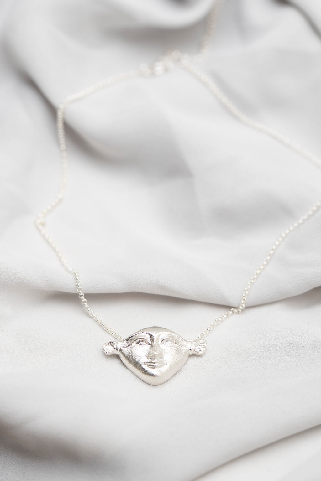 Hathor Harmony Silver Necklace – Ethical & Hypoallergenic by New Vintage by Kriss at brixbailey.com