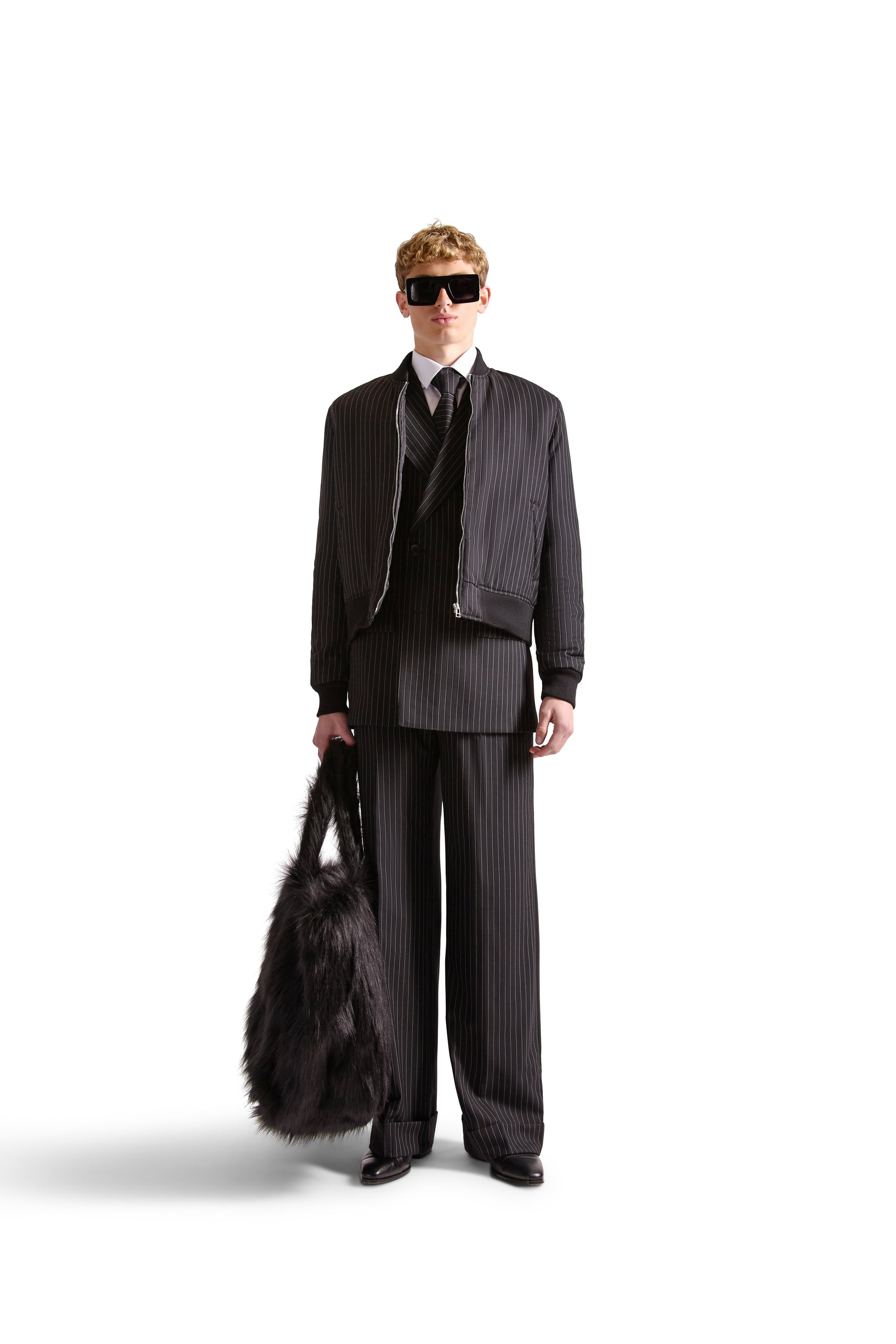 Oversized Faux Fur Shoulder Bag