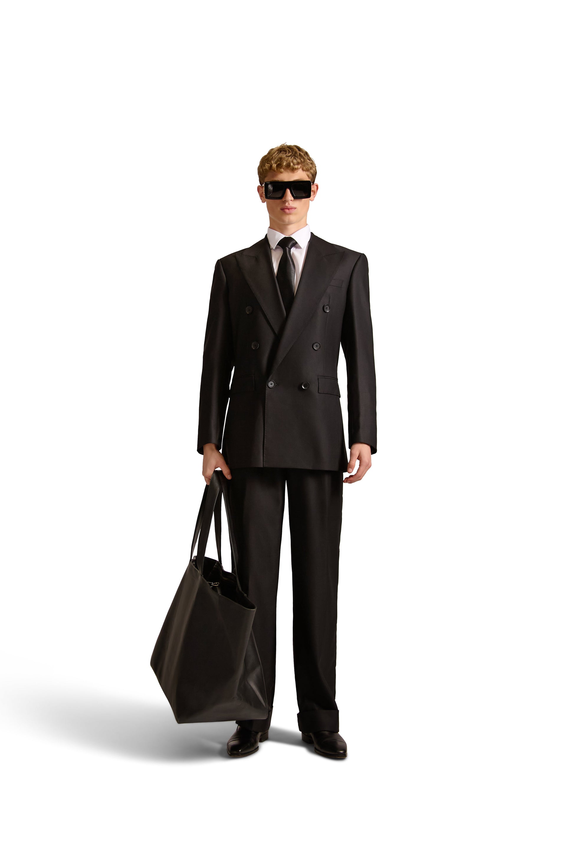 Oversized Leather Tote Bag