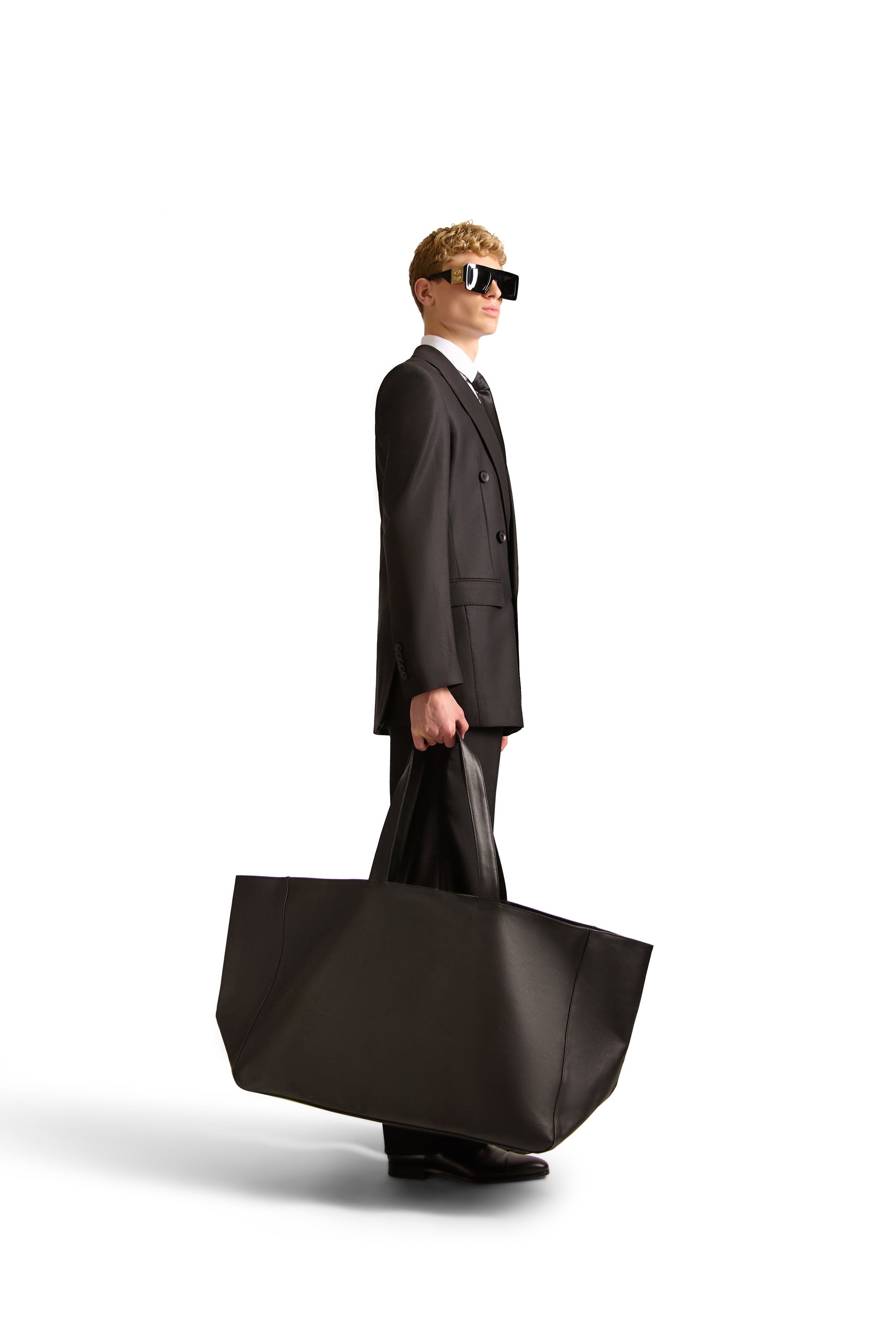 Oversized Leather Tote Bag