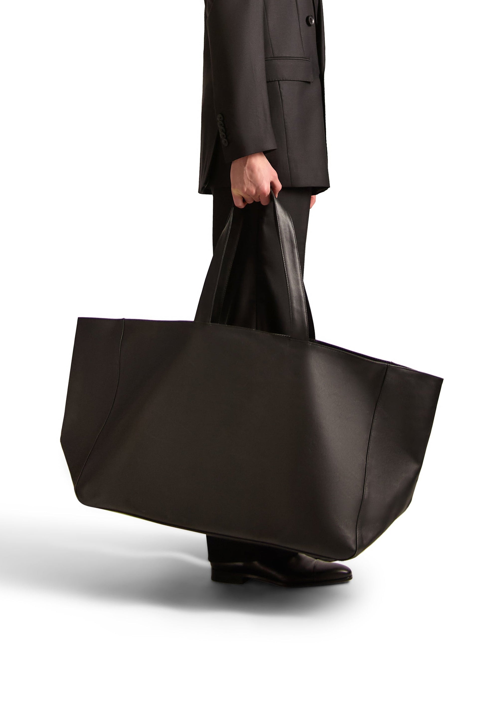 Oversized Leather Tote Bag