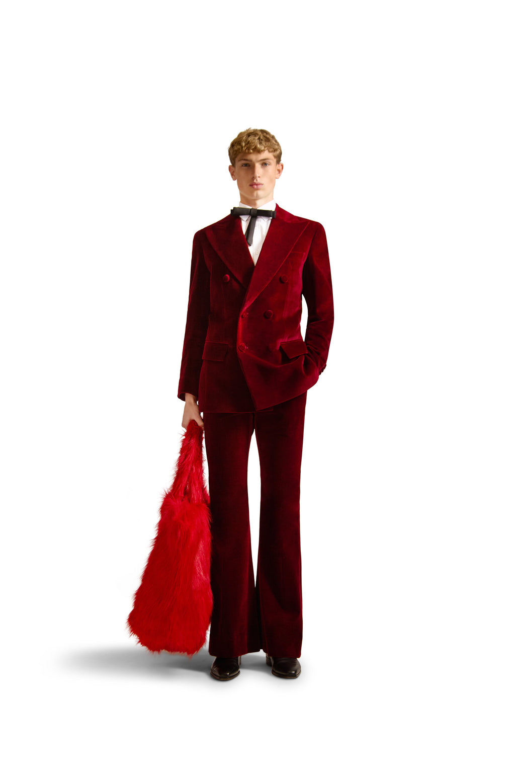 Oversized Faux Fur Shoulder Bag