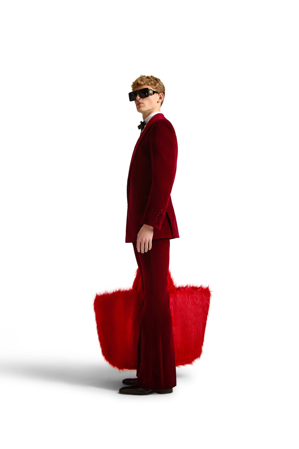 Oversized Faux Fur Shoulder Bag