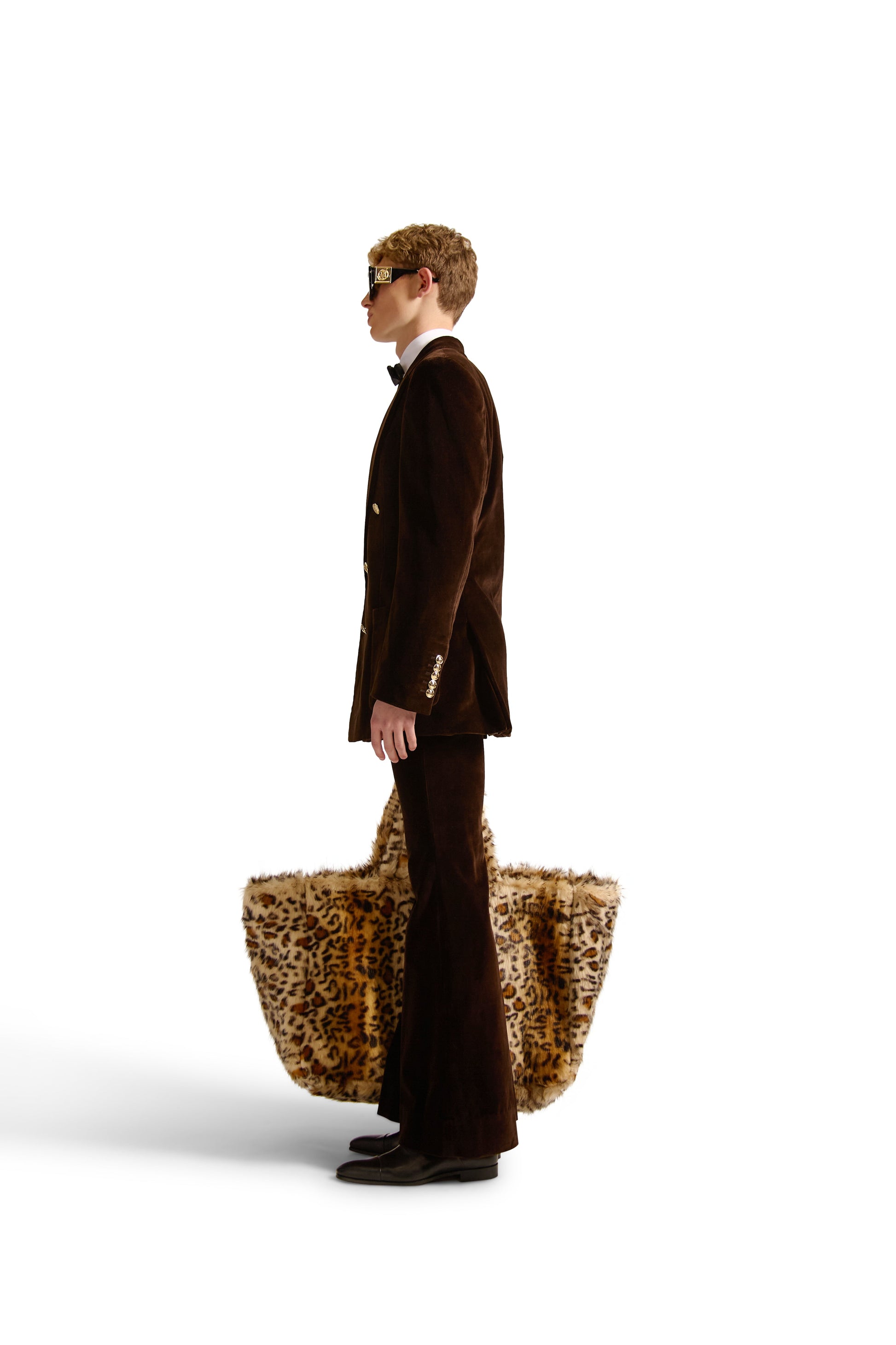 Oversized Faux Fur Shoulder Bag