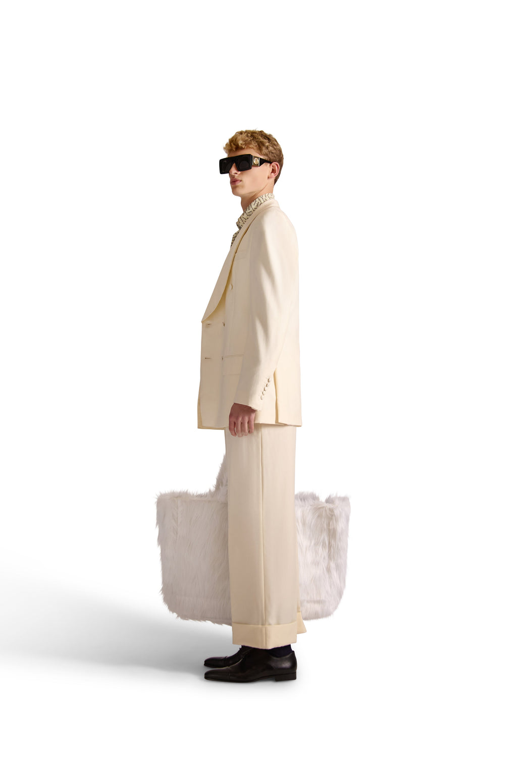 Faux Fur Oversized Shoulder Bag